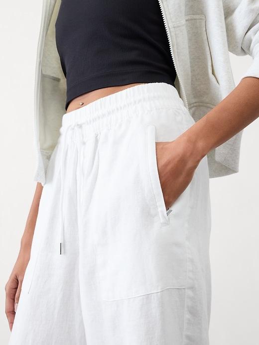 Retreat Linen High Rise Wide Leg Pant Product Image