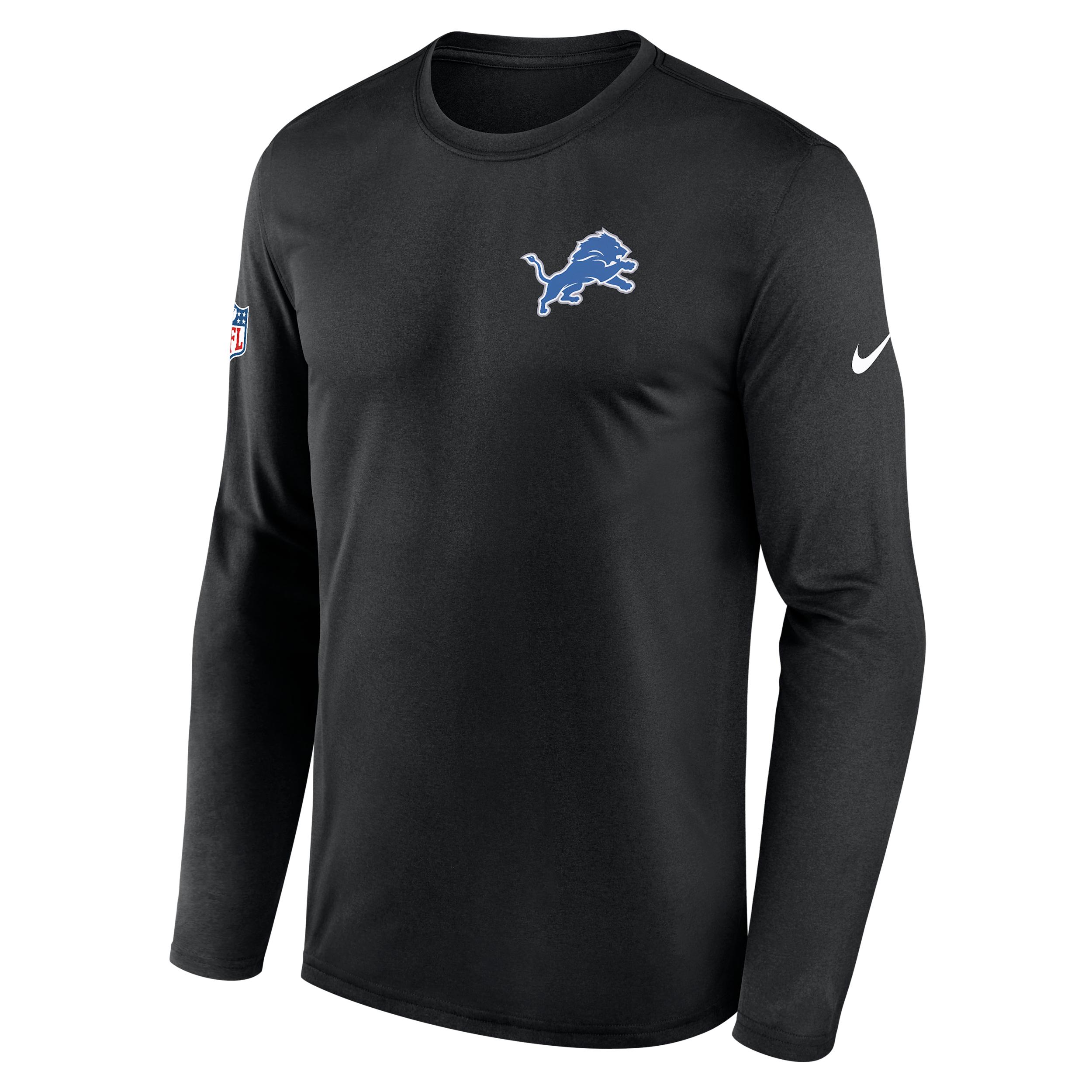 Houston Texans Alt Legend Small Logo Nike Mens Dri-FIT NFL Long-Sleeve T-Shirt | 02TJ4FA9H-UE8 Product Image