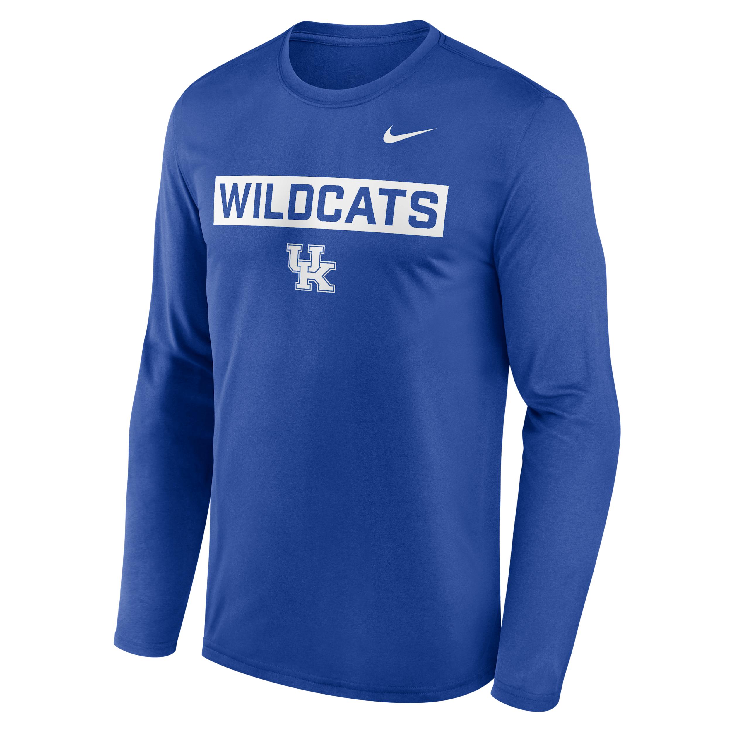 Kentucky Primetime Legend 2-Hit Nike Mens Dri-FIT College Long-Sleeve T-Shirt | NKGT4EVNKY-6TH Product Image