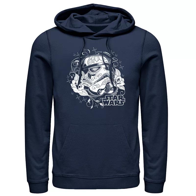 Men's Star Wars Storm Trooper Sugar Skull Pull-Over Hoodie,  Product Image