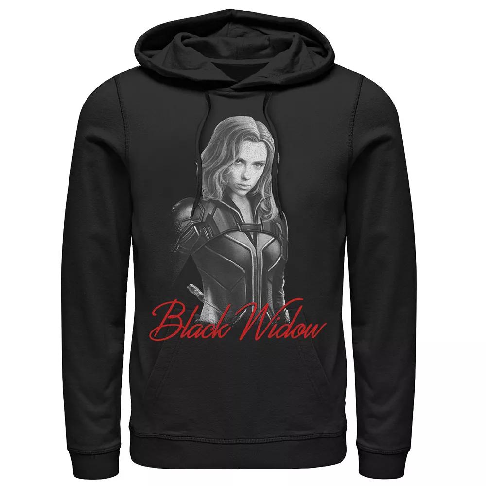 Men's Marvel Black Widow Mono Hoodie,  Product Image