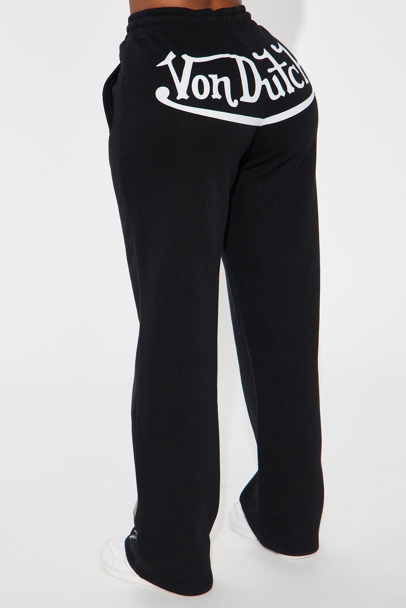 Von Dutch Skull Oasis Wide Leg Pant - Black/combo Product Image