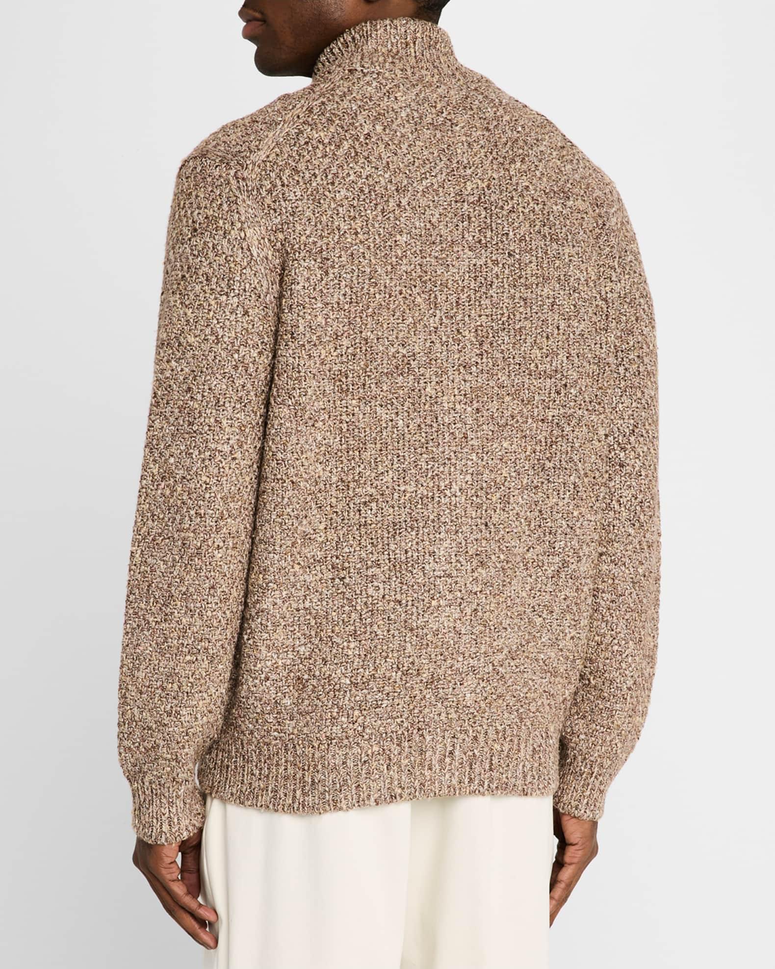 Men's Ispra Tweed Knit Silk-Cashmere Sweater Product Image