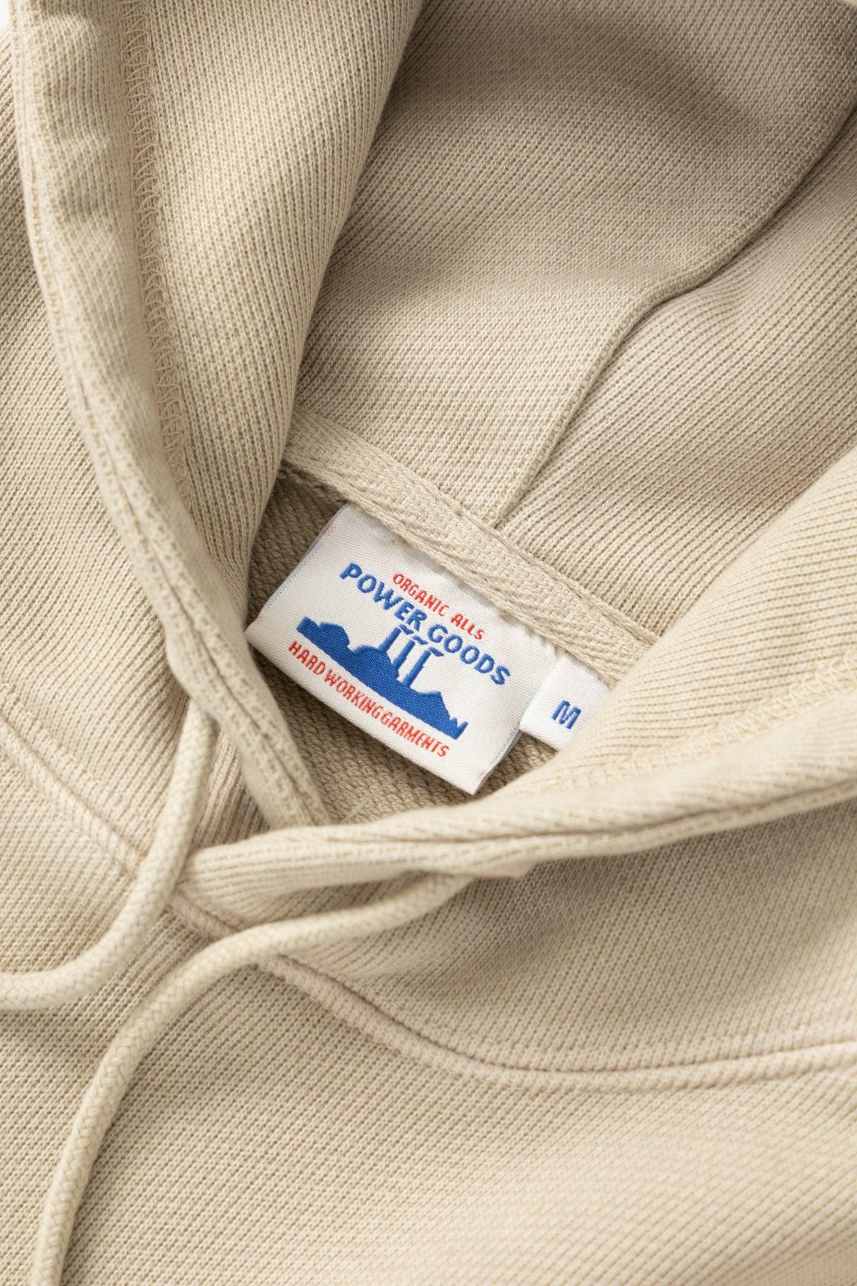 Power Goods - Loopback Hoodie - Bone Product Image