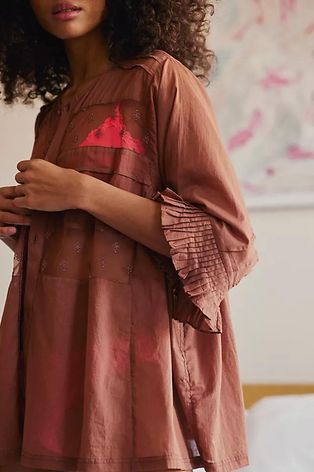 Hey Lover Solid Sleep Shirt Product Image