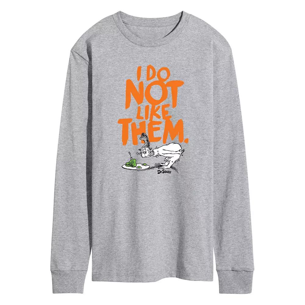 Men's Dr. Seuss Do Not Like Long-Sleeve Tee,  Product Image