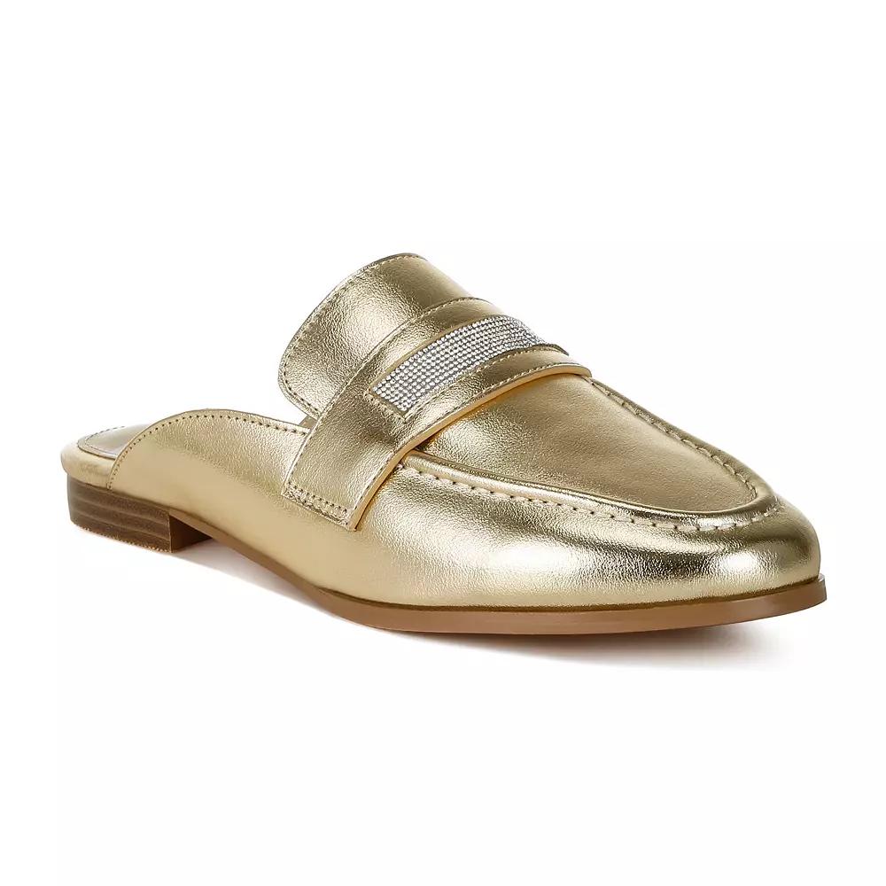 Rag & Co Piscola Women's Mule Flats, Size: 5, Gold Product Image