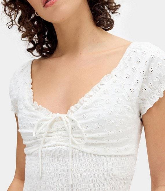 BDG Urban Outfitters Sydney Cap Sleeve Knit Top Product Image