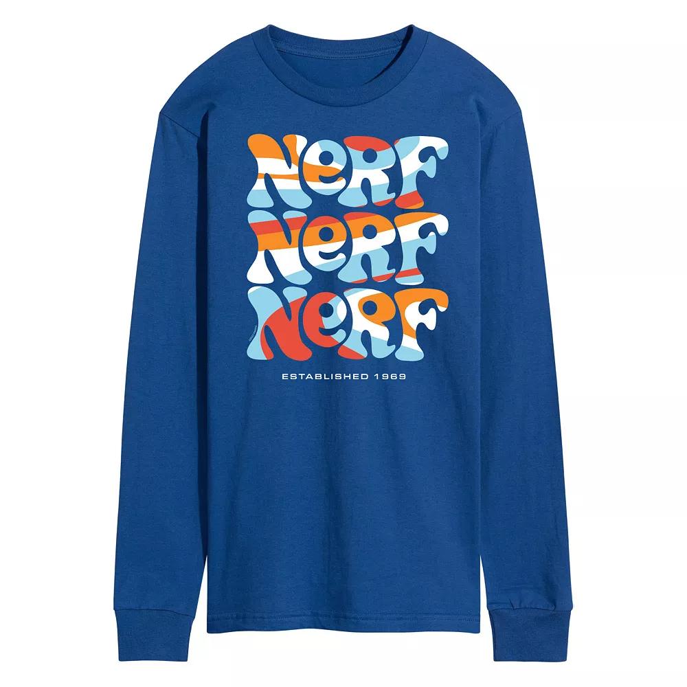 Men's Nerf Retro Long Sleeve Graphic Tee,  Product Image