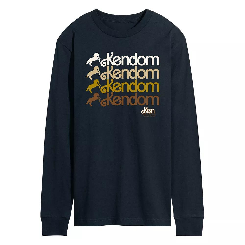 Mens Barbie The Movie Kendom Western Long Sleeve Graphic Tee Product Image
