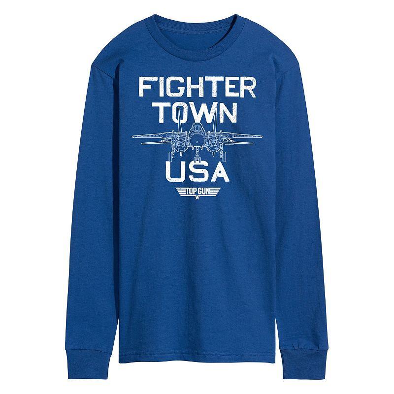 Men's Top Gun Fighter Town Long Sleeve Tee,  Product Image