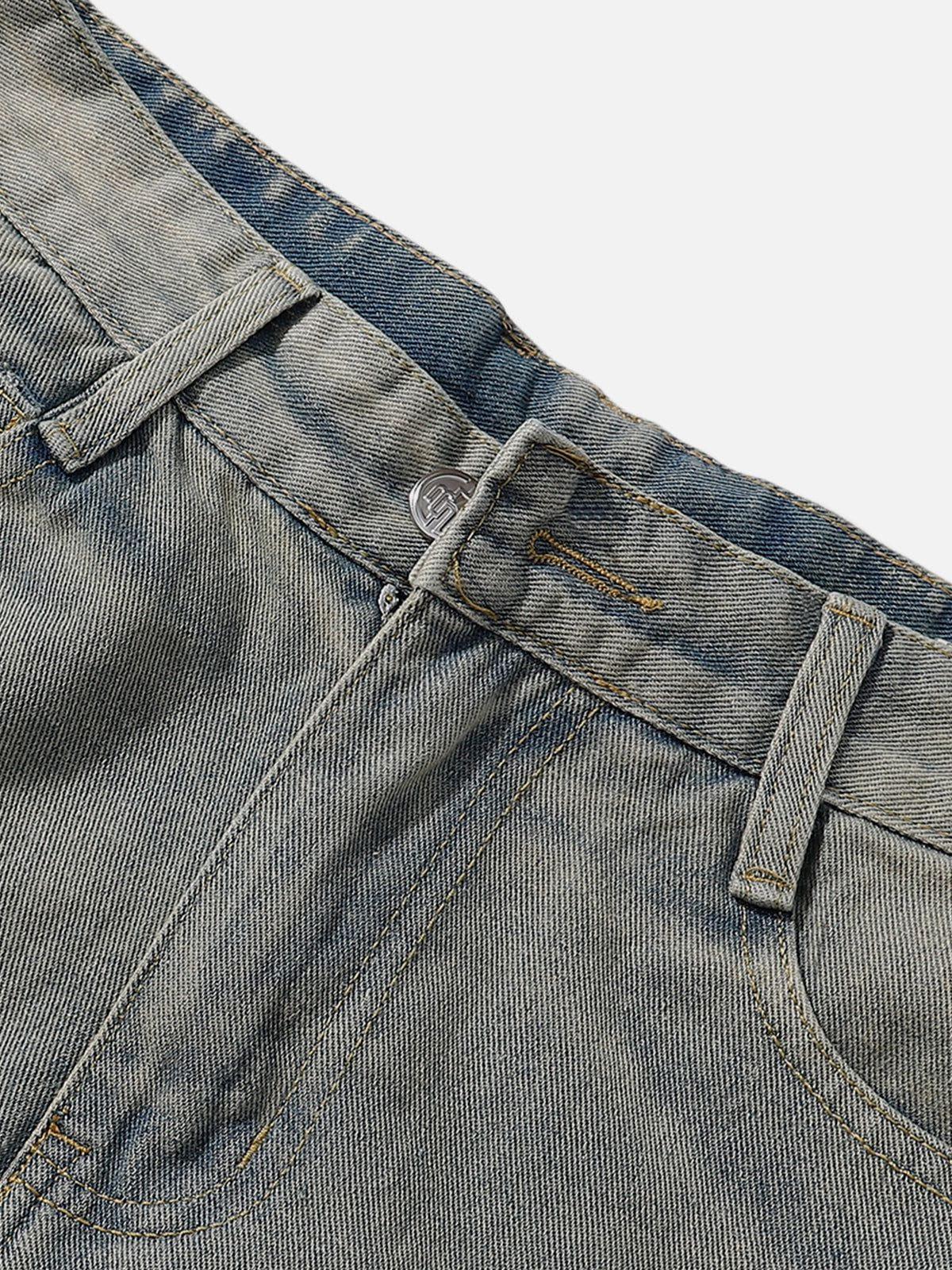 Aelfric Eden Washed Distressed Longline Jorts Product Image