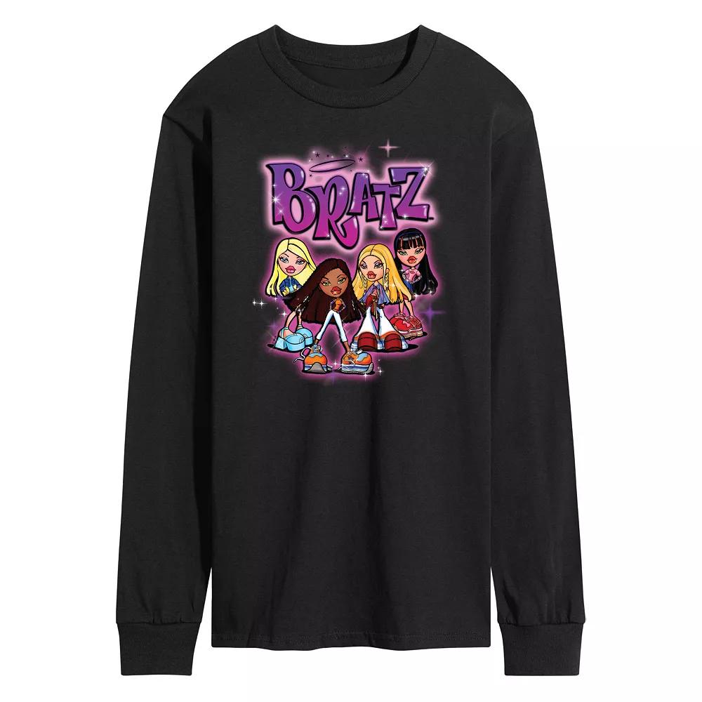 Men's Bratz Doll Group Long Sleeve Graphic Tee,  Product Image