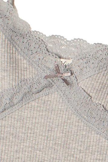 Bow & Lace Detail Mini Dress Product Image