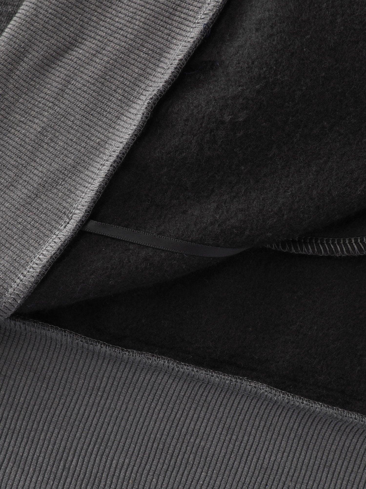 Round Neck Ribbed Hem Button Coat Female Product Image