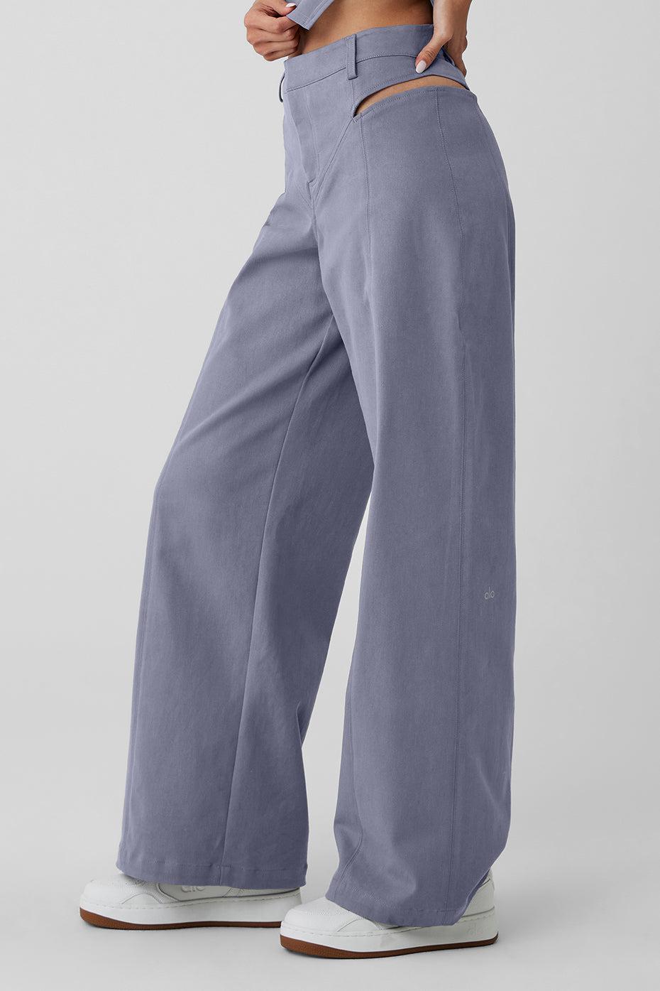 High-Waist Risk Taker Trouser - Fog Product Image