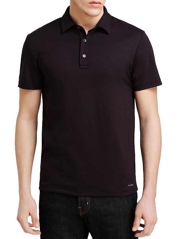 Michael Kors Sleek Slim Fit Polo Shirt Product Image