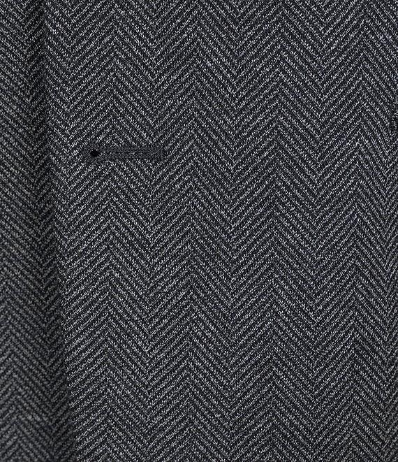 Hickey Freeman Classic Fit Herringbone Pattern Sport Coat Product Image