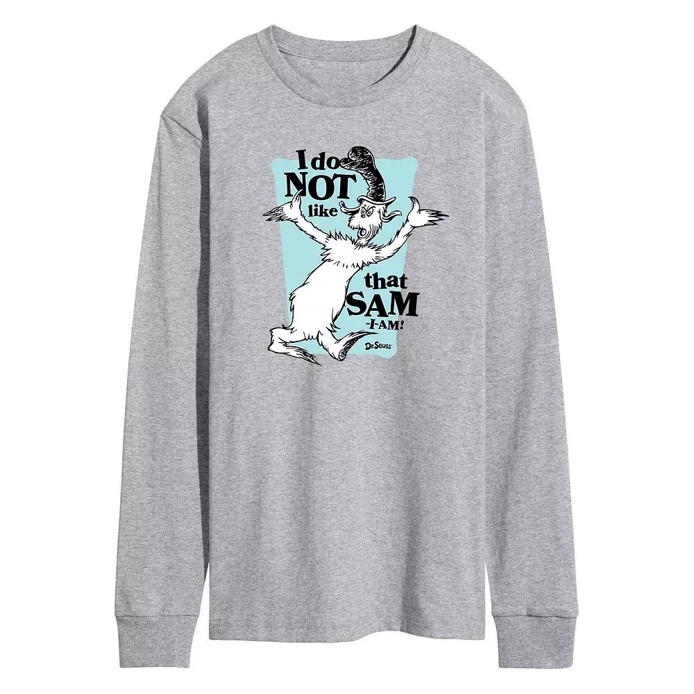 Men's Dr. Seuss Do Not Like Long-Sleeve Tee,  Product Image