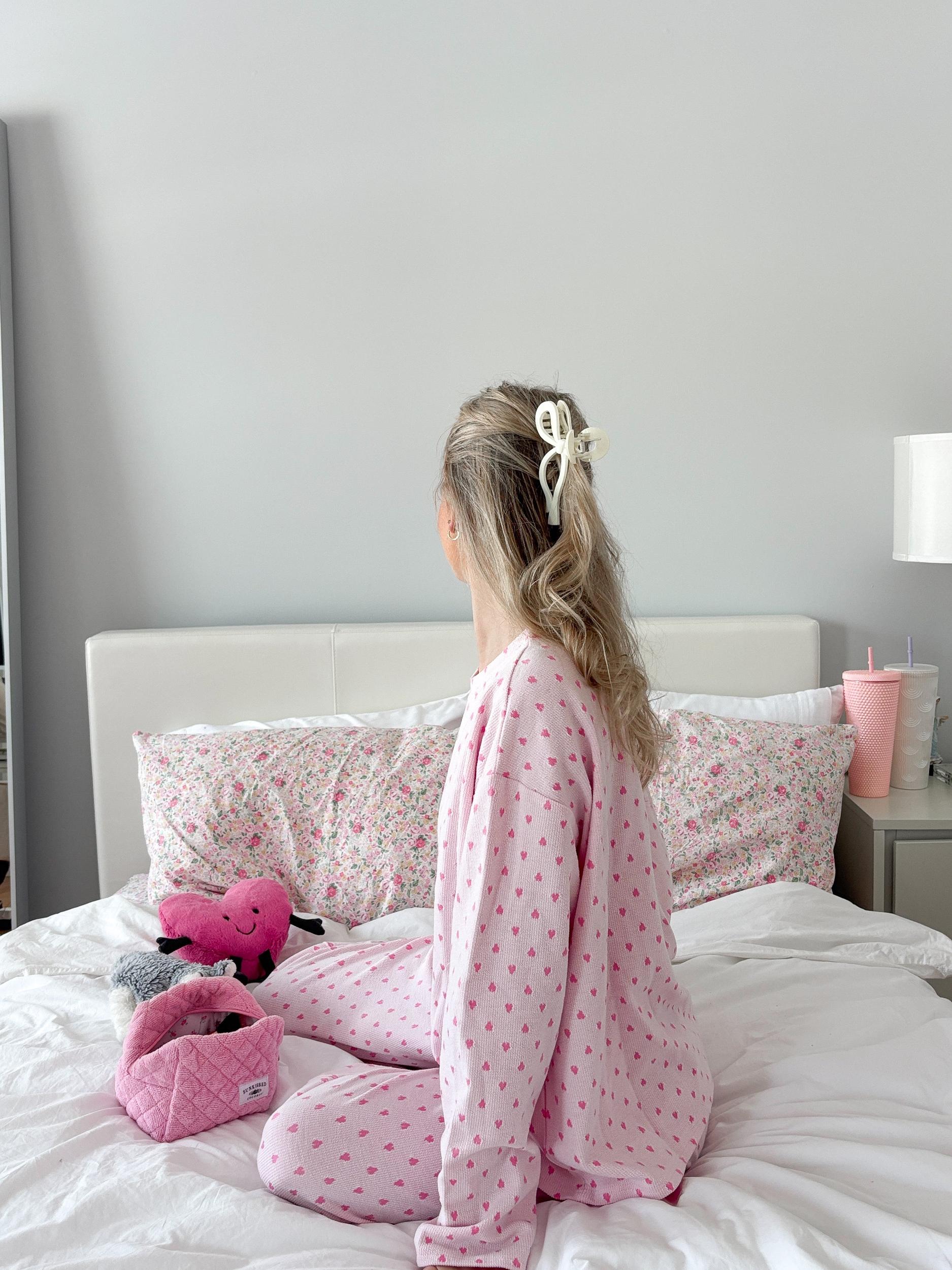 Heart Pajama Pants Product Image