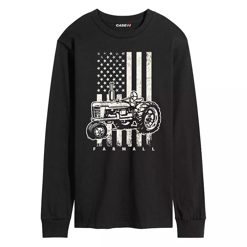 Men's Case IH American Flag Long Sleeve Graphic Tee,  Product Image