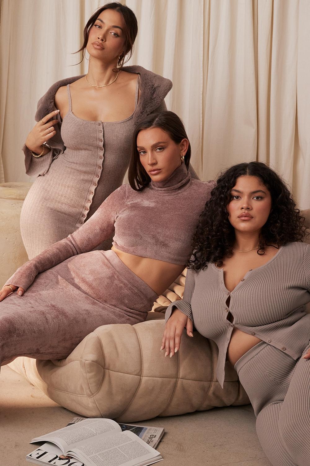 Rene  rose chenille maxi skirt - sale Product Image