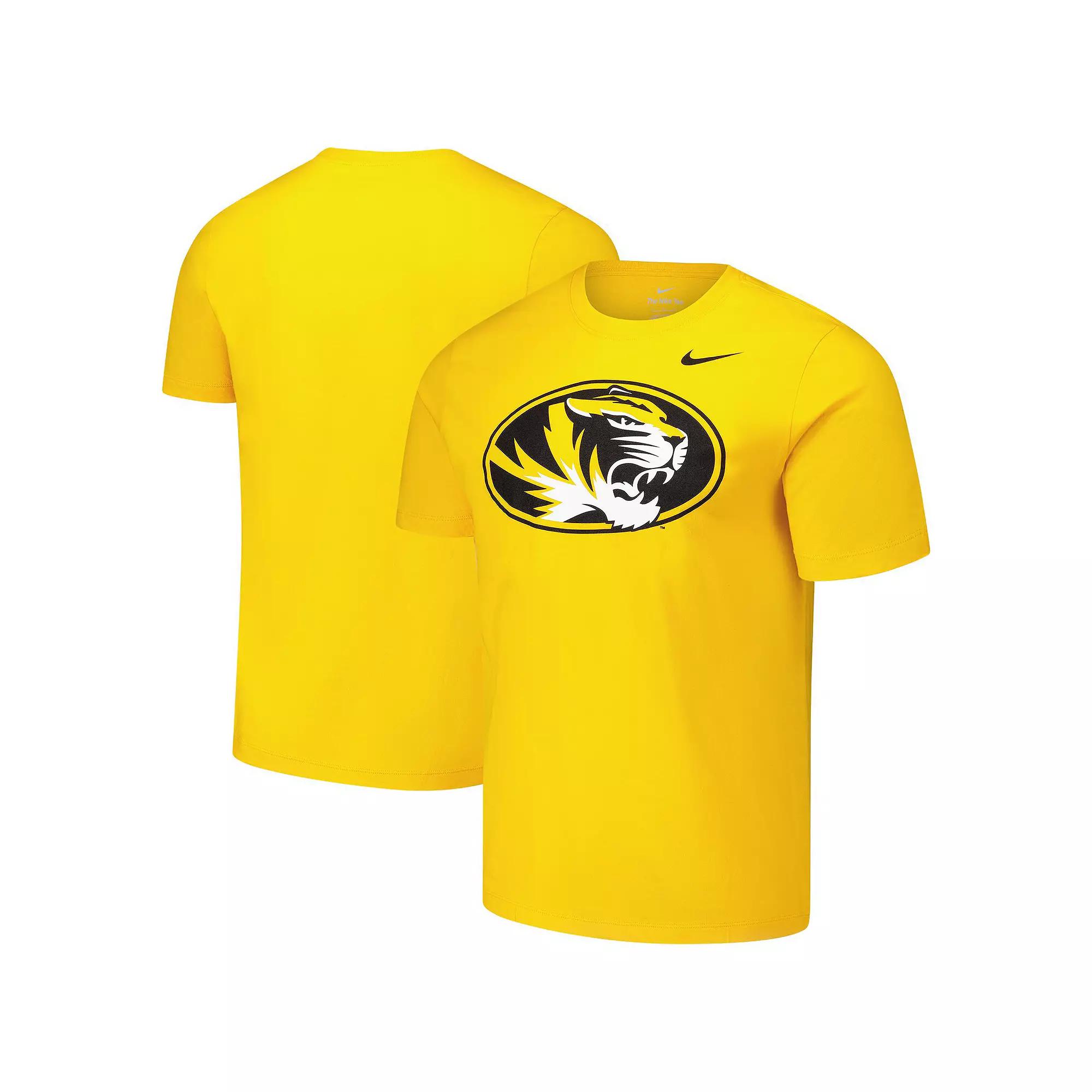 Men's Nike Gold Missouri Tigers Logo T-Shirt, Size: Medium Product Image