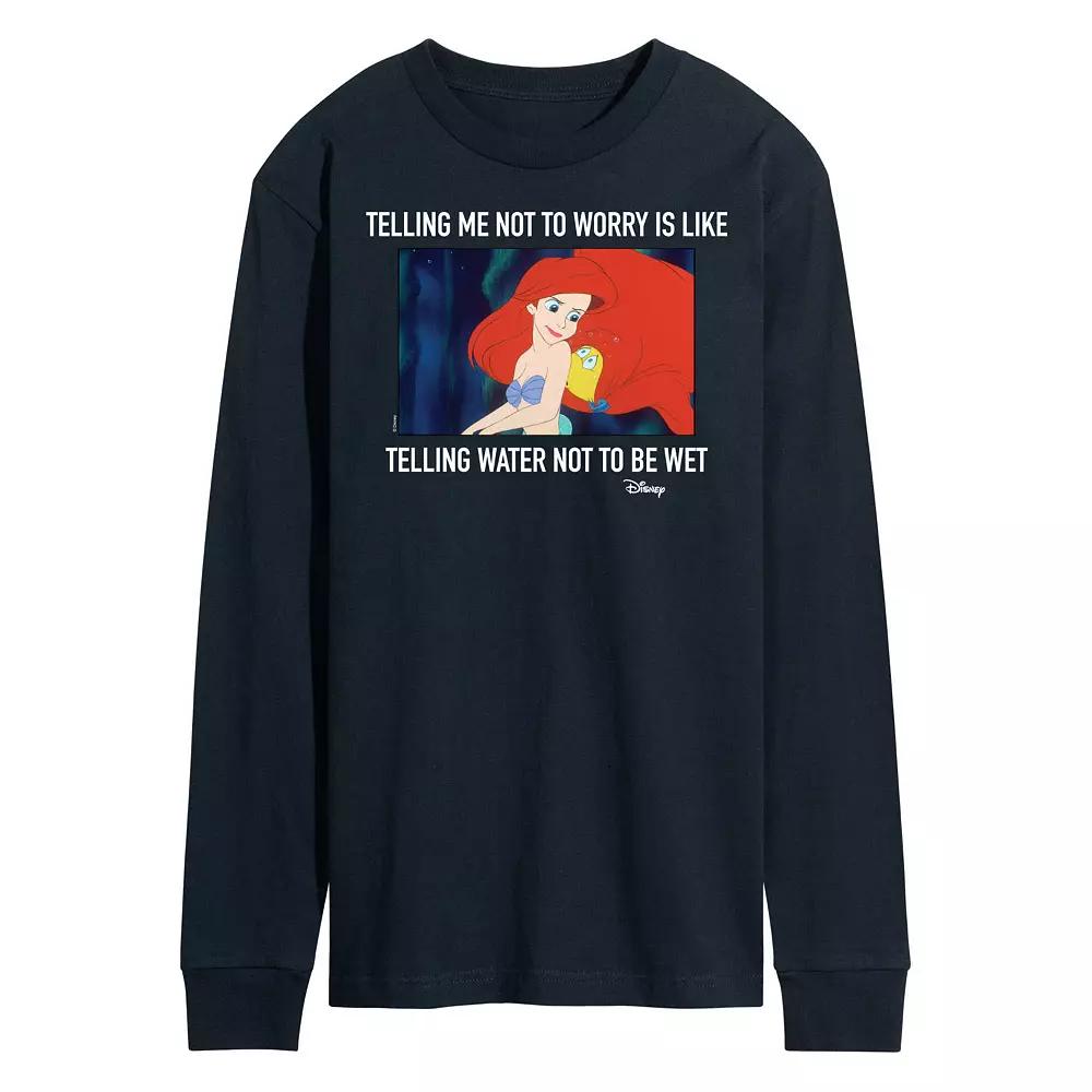 Disney's The Little Mermaid Men's Long Sleeve Tee,  Product Image