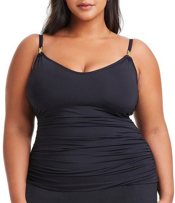 Bleu Rod Beattie Plus Size Kore High Waisted Swim Skirt Product Image