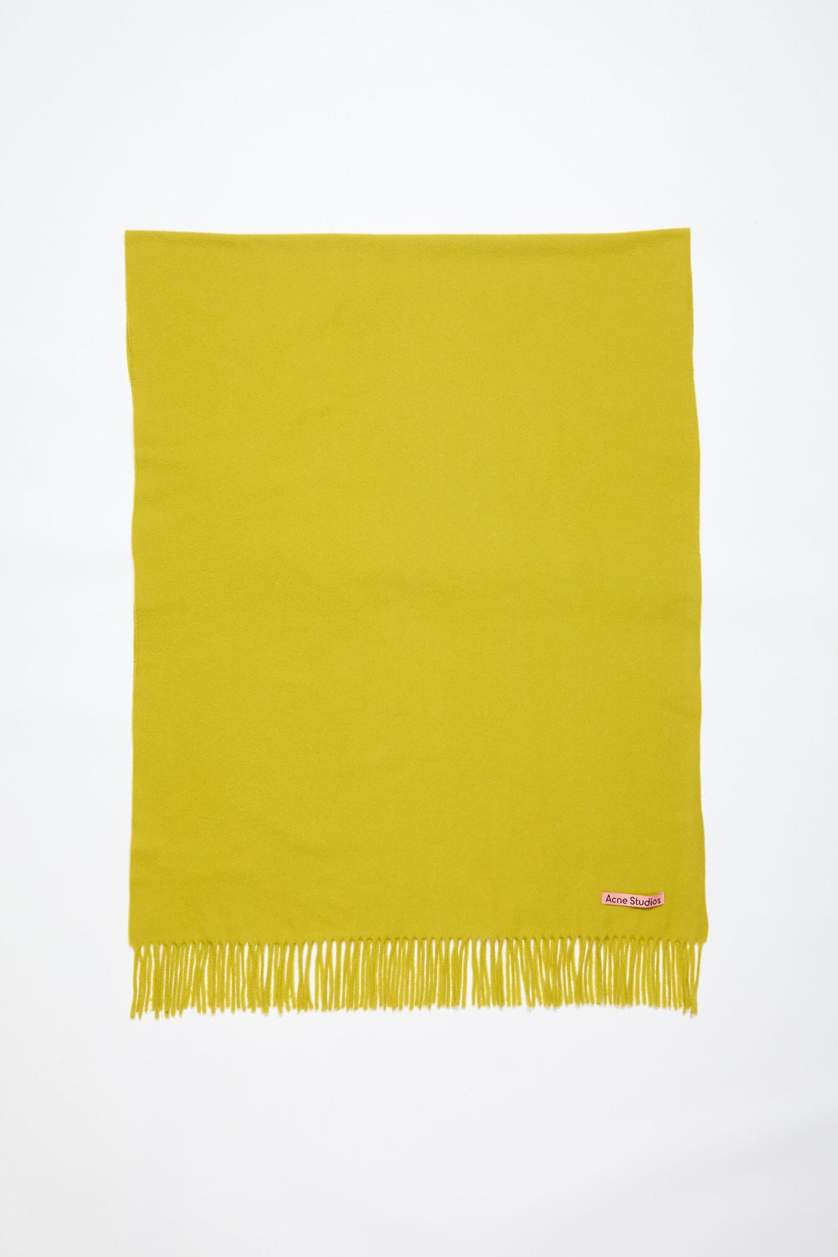 Fringe wool scarf - oversized Product Image