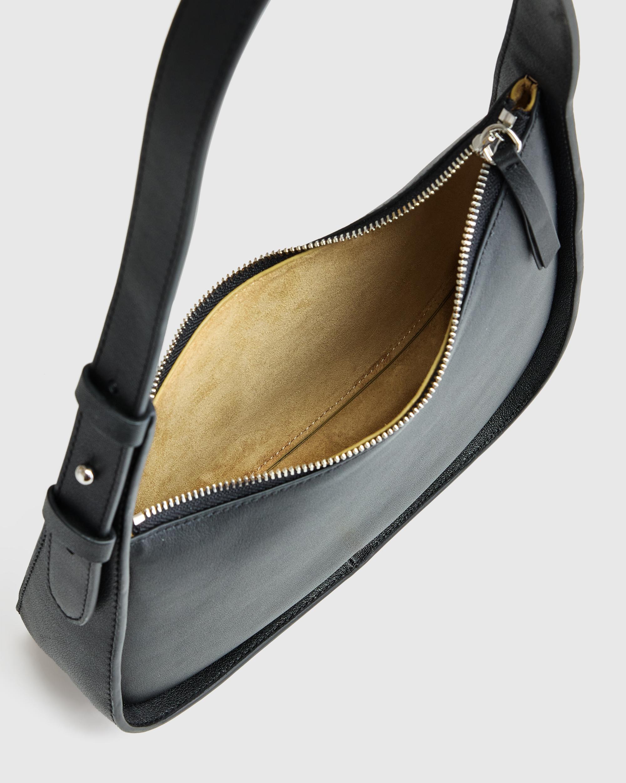 Quince | Women's Italian Leather Asymmetrical Mini Shoulder Bag Product Image