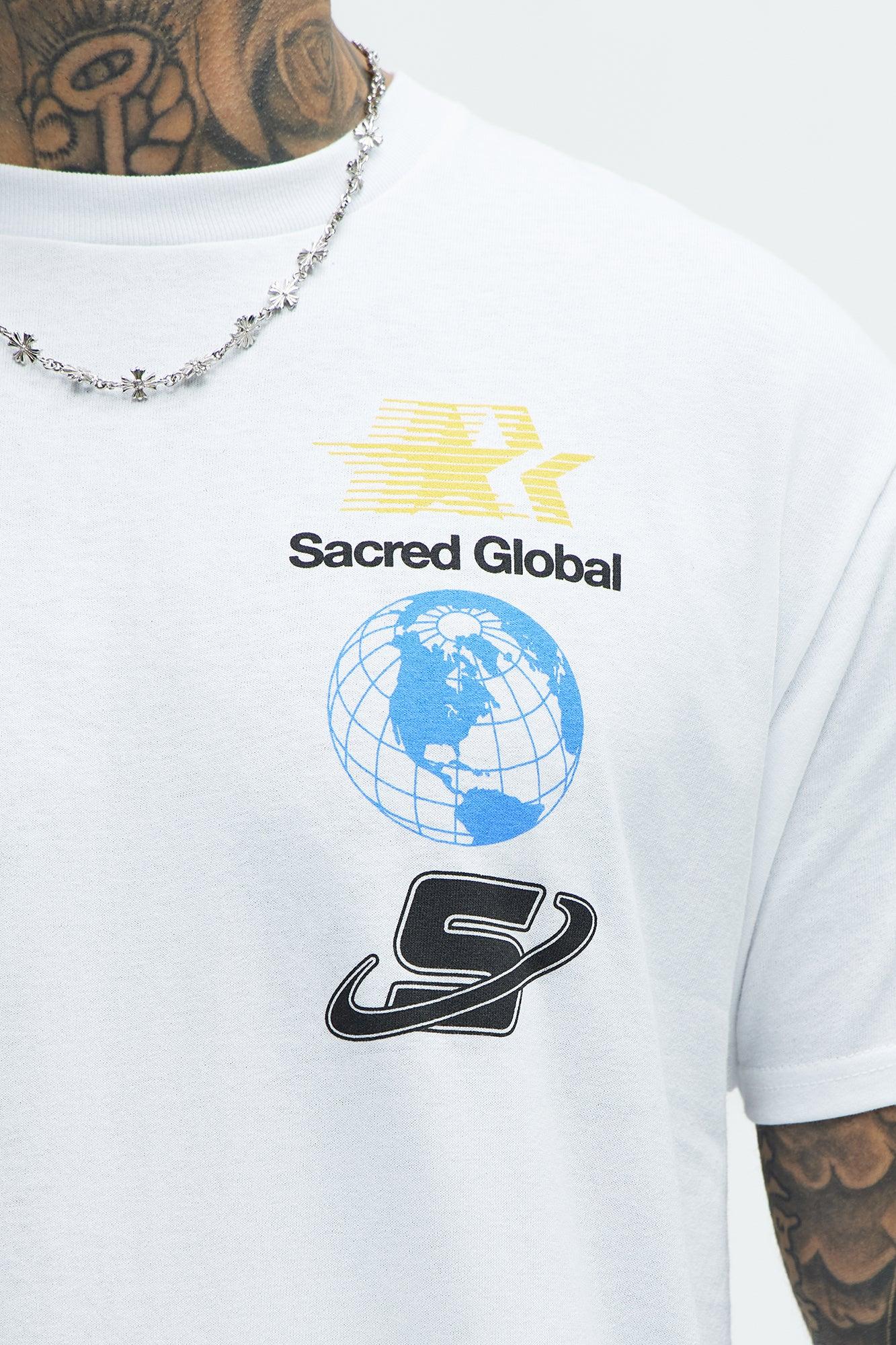 Sacred Global Short Sleeve Tee - White Product Image