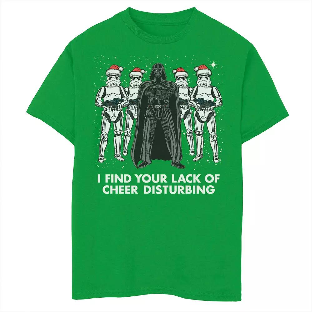 Men's Star Wars Vader Trooper Lack Cheer Christmas Tee,  Product Image