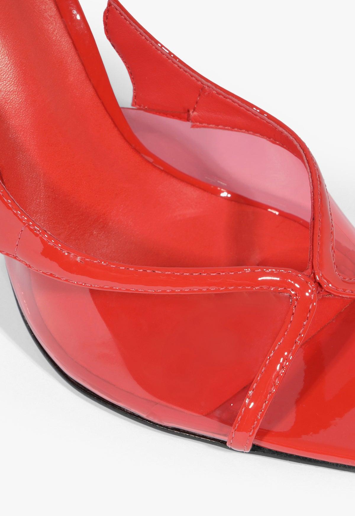Zya Sling Patent Leather Sandal Product Image