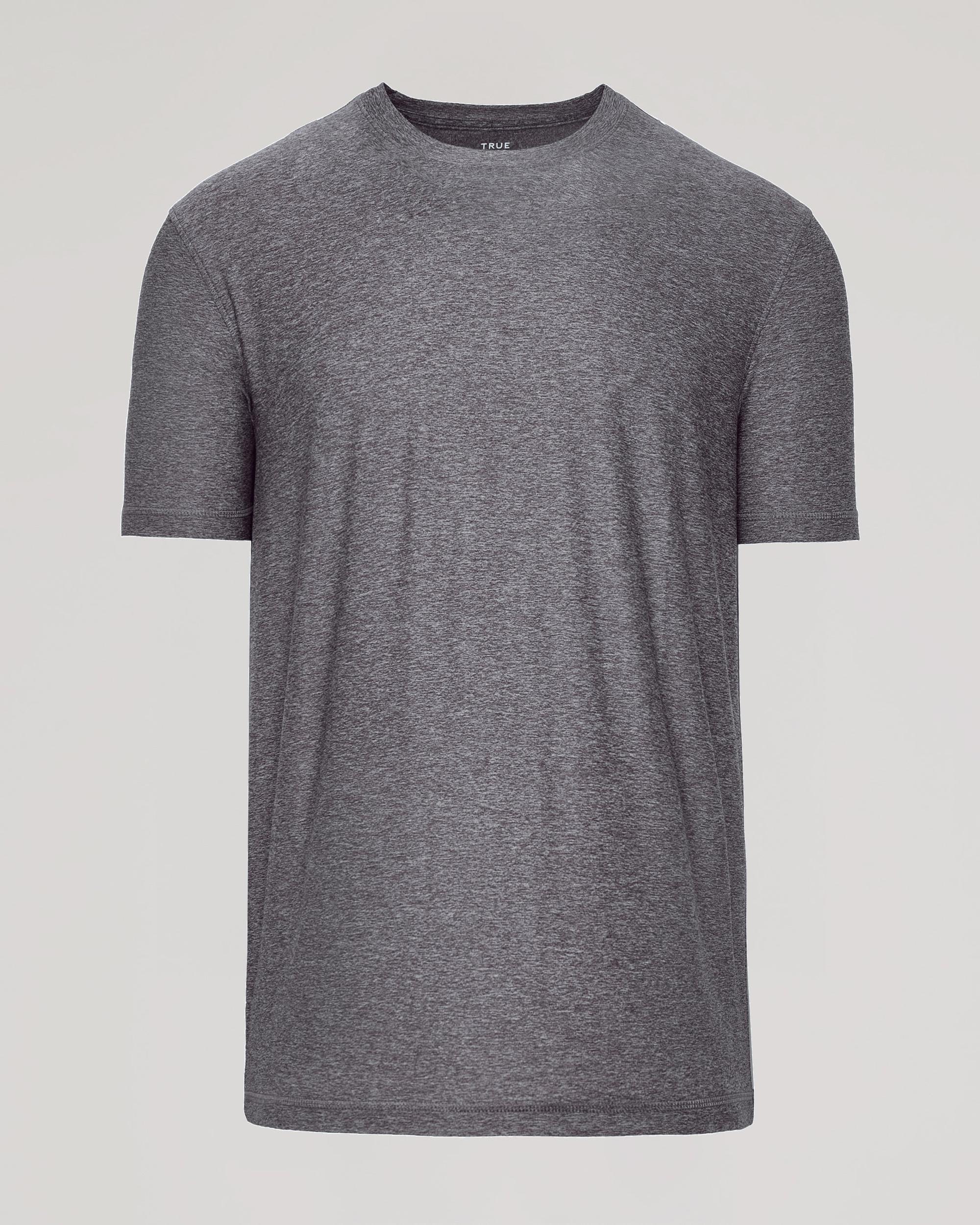 Heather Cocoa Active Crew Neck Tee Product Image