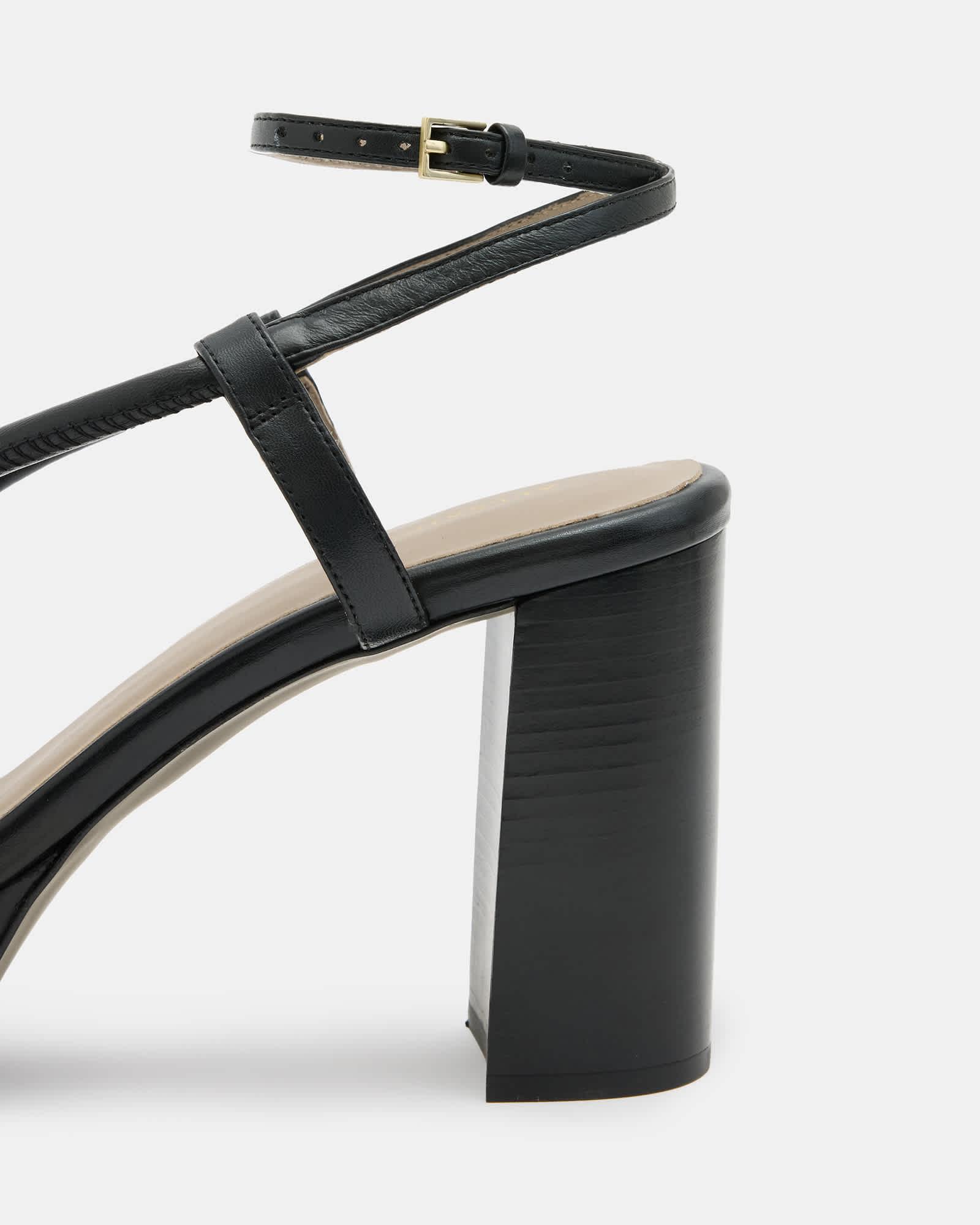 Bella Leather Platform Heel Product Image