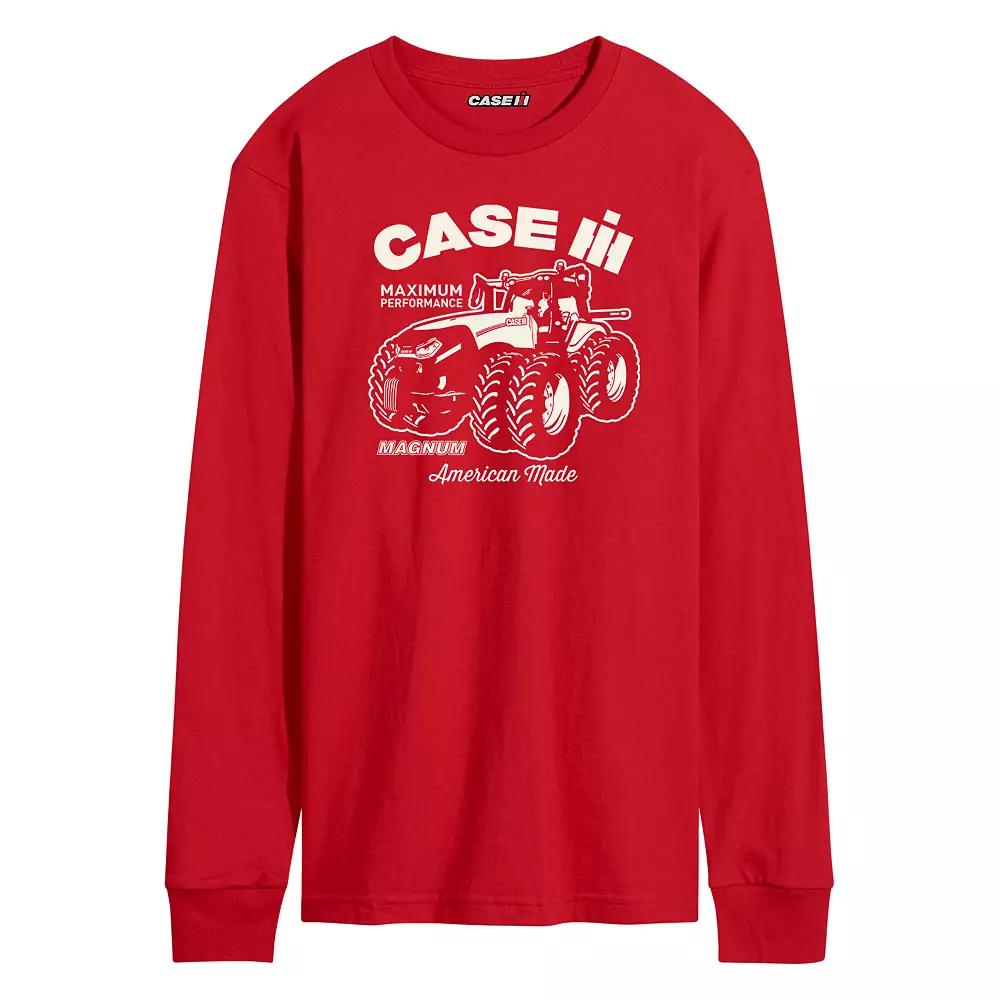 Men's Case IH Max Performance Long Sleeve Graphic Tee,  Product Image