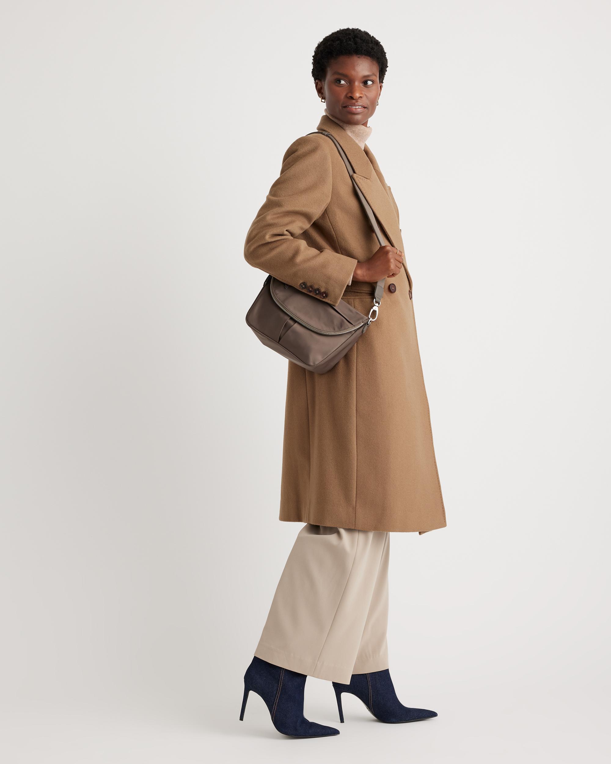 Quince | Women's Revive Nylon Foldover Crossbody Product Image