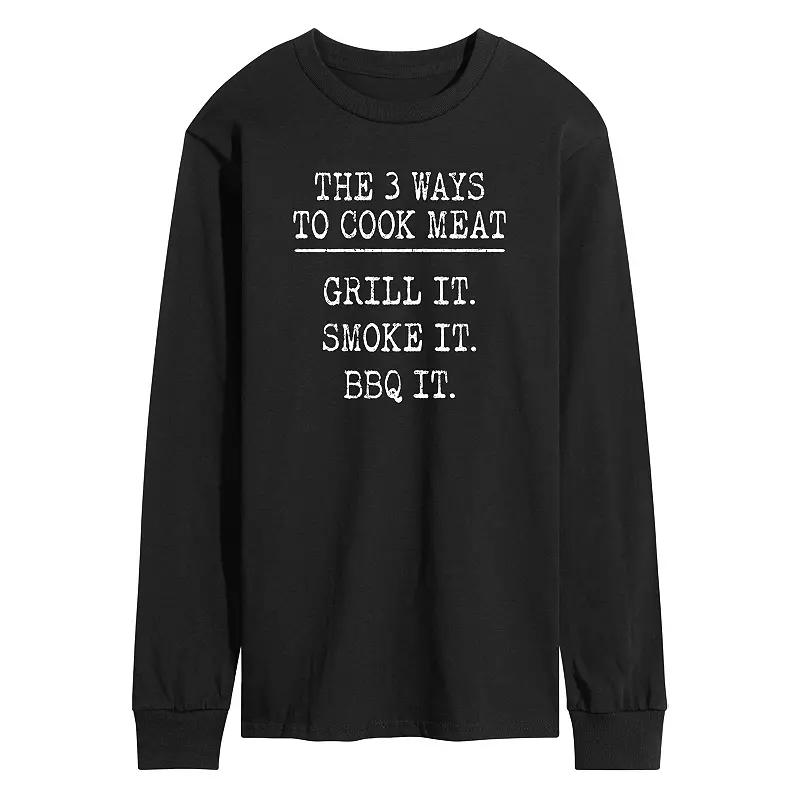 Men's Grill It BBQ It Tee, Size: Large, Black Product Image