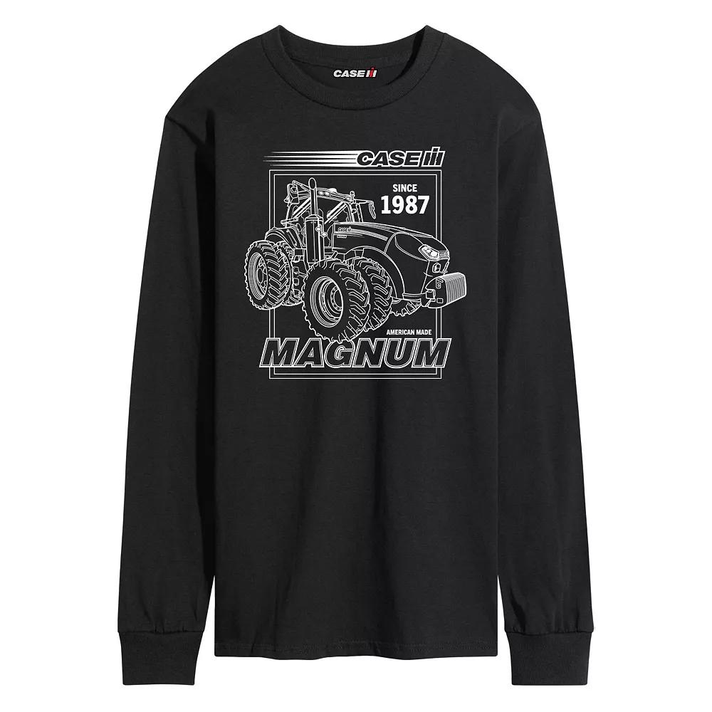Men's Case IH Magnum White Long Sleeve Graphic Tee,  Product Image