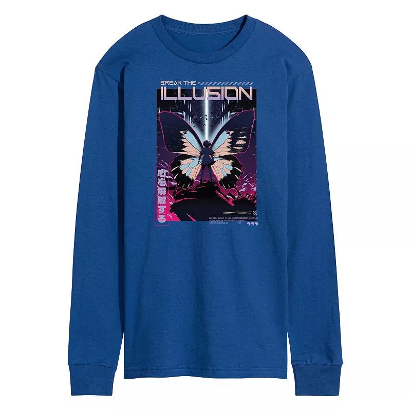 Mens Break The Illusion Tee Blue Product Image