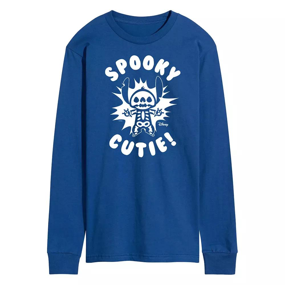 Disney's Lilo & Stitch Men's Spooky Cutie Long Sleeve Tee,  Product Image