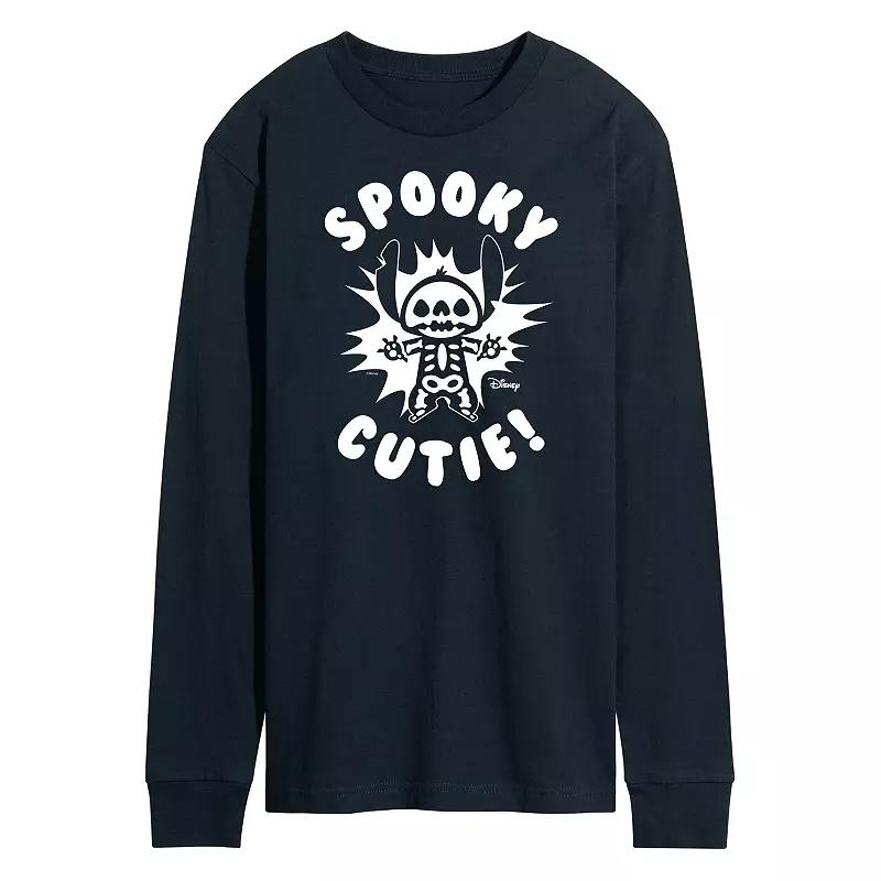 Disney's Lilo & Stitch Men's Spooky Cutie Long Sleeve Tee,  Product Image