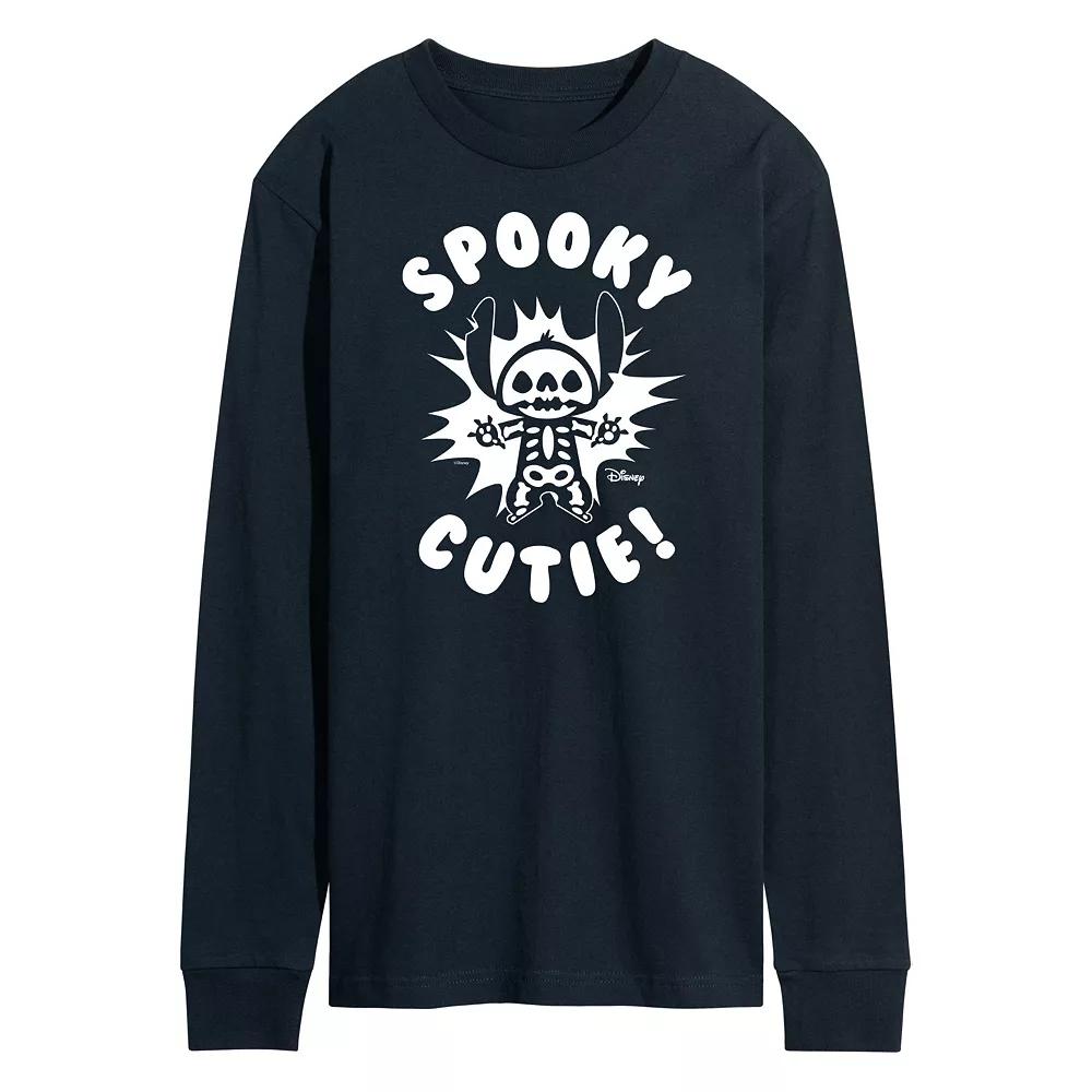 Disney's Lilo & Stitch Men's Spooky Cutie Long Sleeve Tee,  Product Image