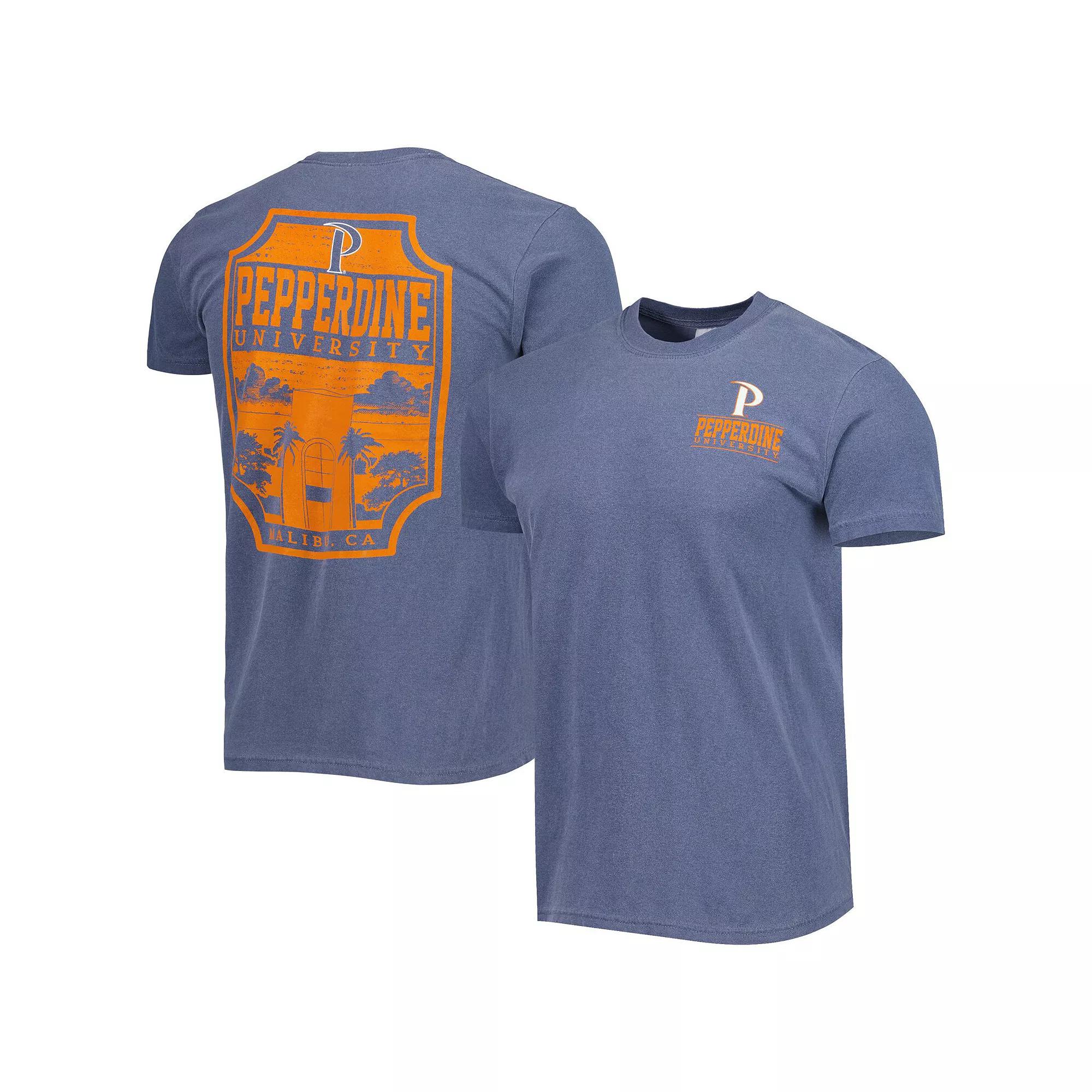Men's Navy Pepperdine Waves Logo Campus Icon T-Shirt, Size: Large, Nc2 Blue Product Image