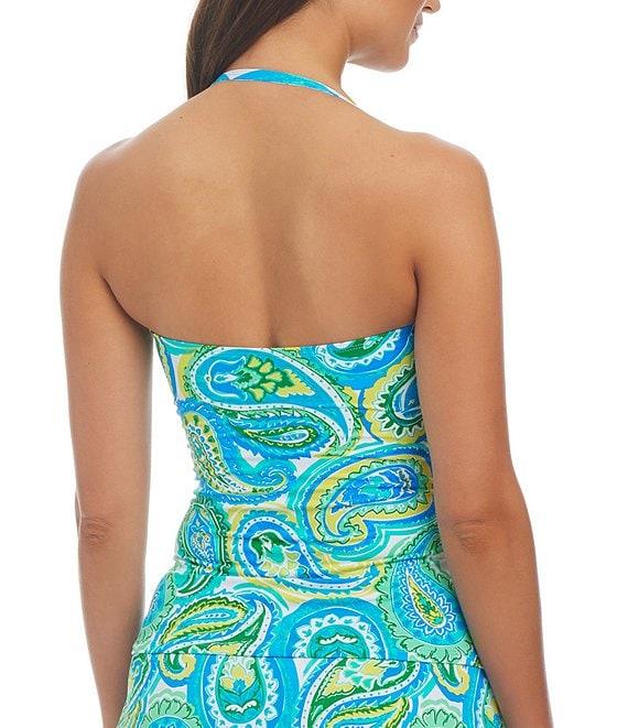 Bleu Rod Beattie More Is More Printed High Waist Skirted Swim Bottom Product Image