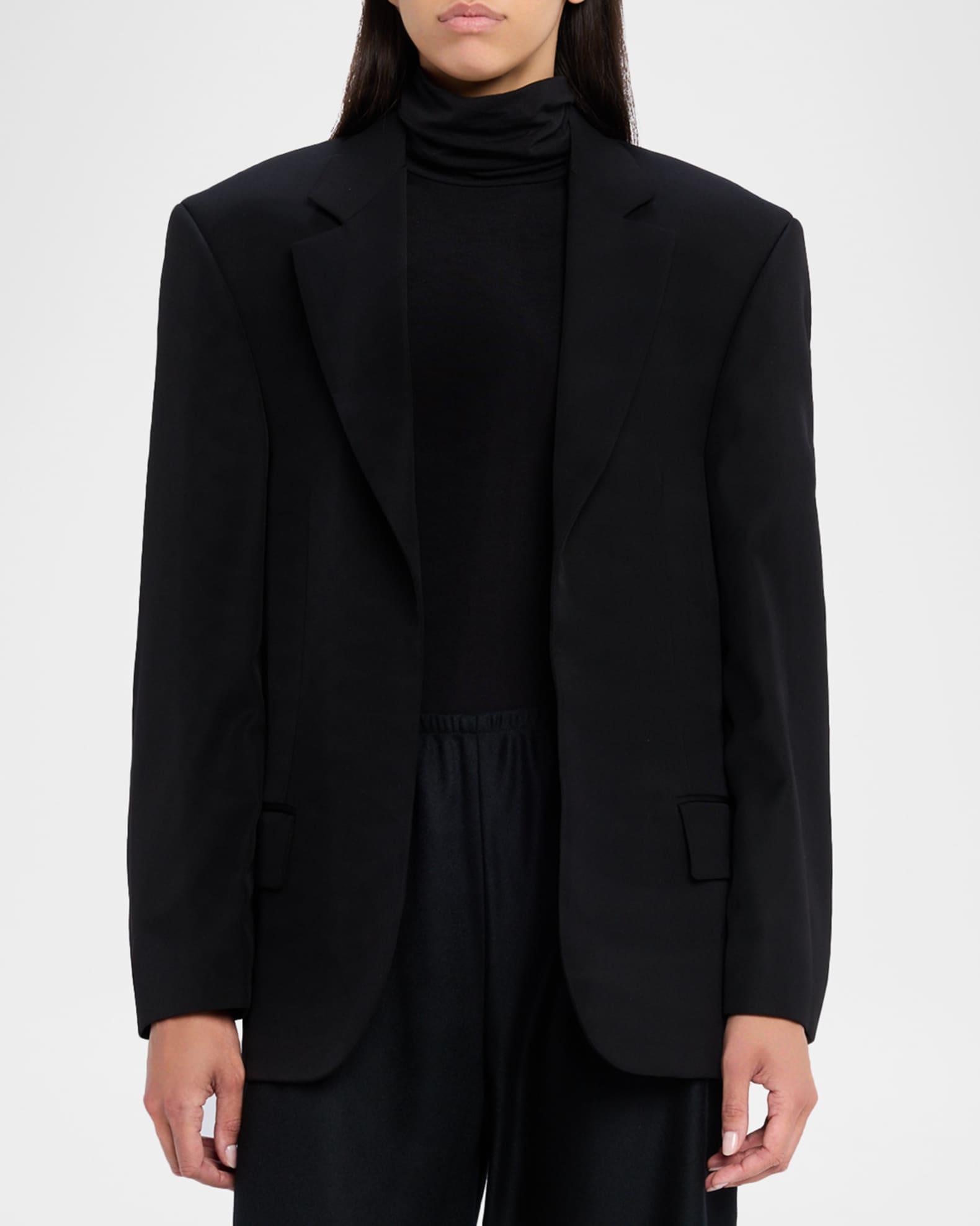 Single-Breasted Tailored Jacket  Product Image