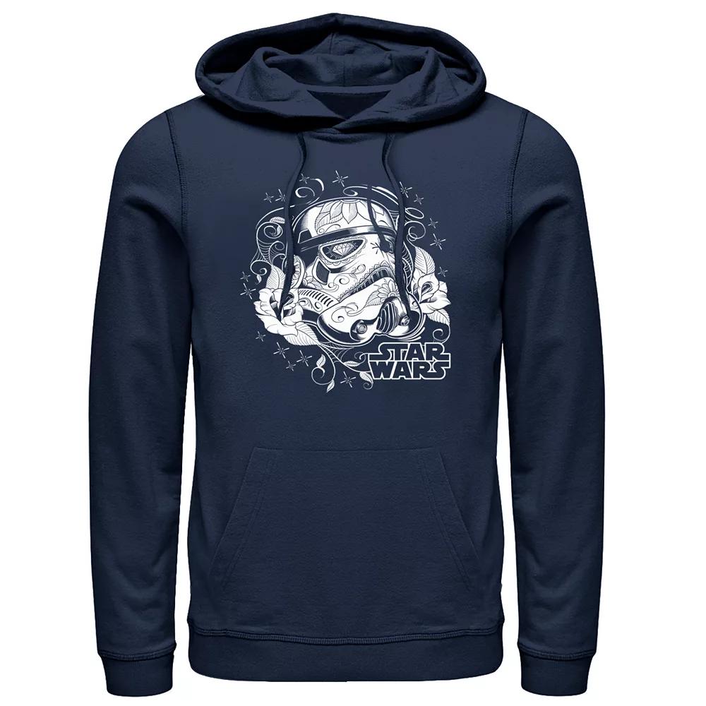Men's Star Wars Storm Trooper Sugar Skull Pull-Over Hoodie,  Product Image