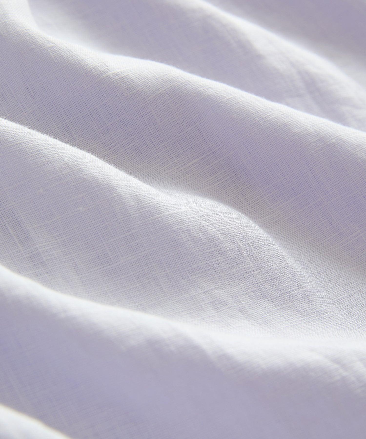 Cropped Sea Soft Irish Linen Camp Collar Shirt Product Image