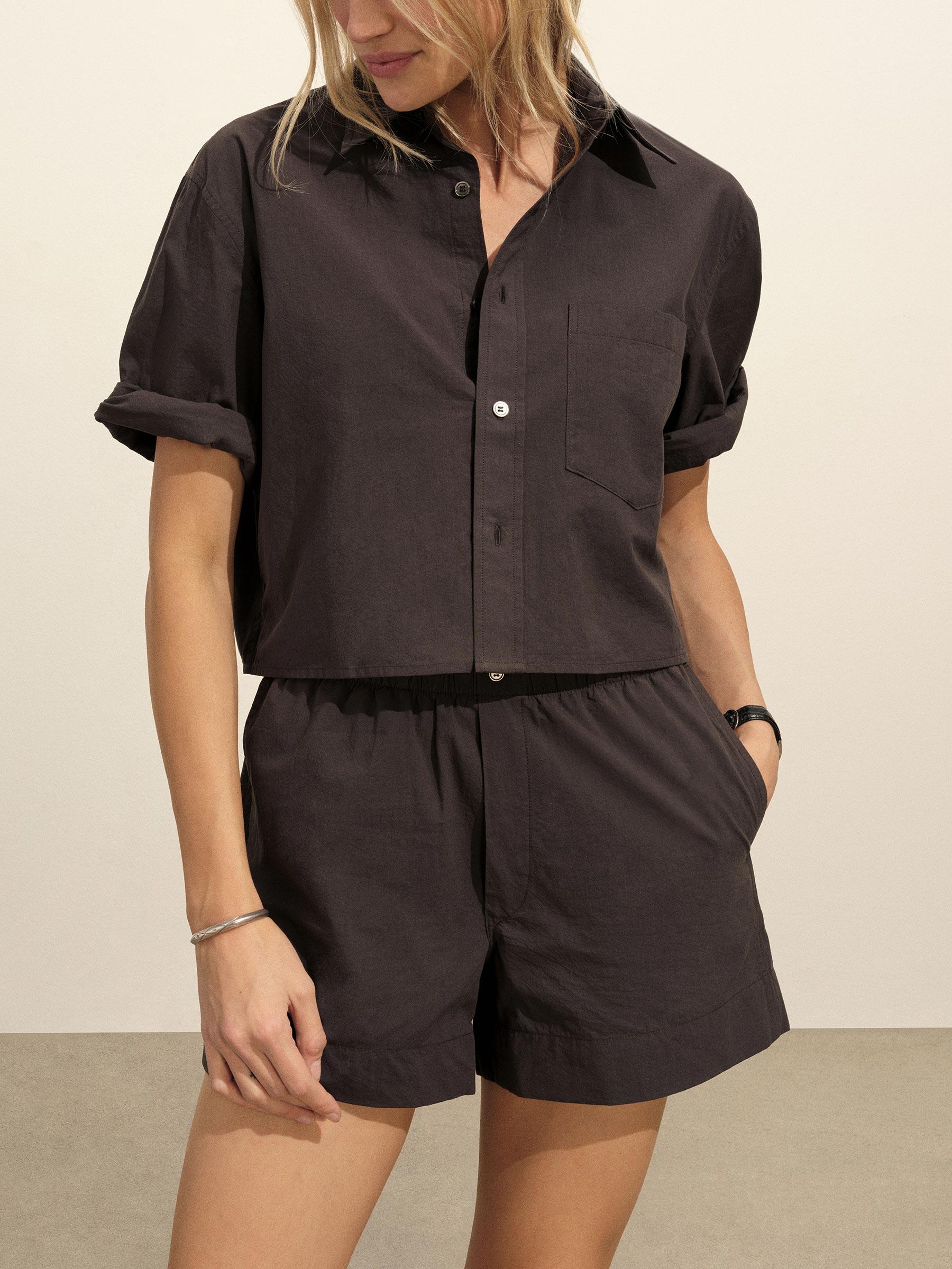 Washed Black Boxer Short Product Image